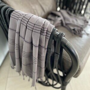 Sand Free Coal Gray 100% Turkish Cotton Beach Bath Towel - Citizens of the Beach